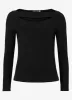 Black Cut Out Top sold by Mint Velvet