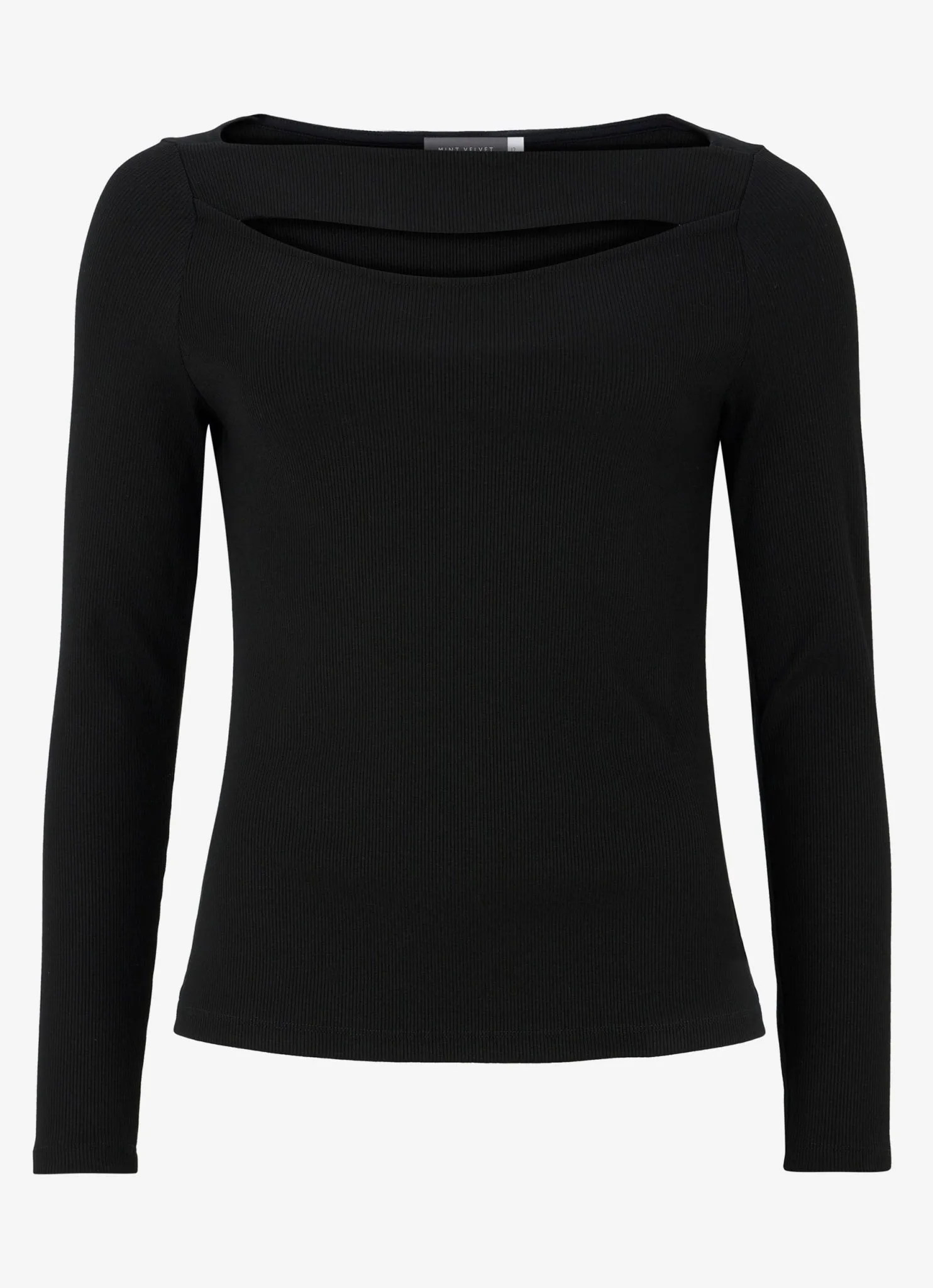Black Cut Out Top sold by Mint Velvet product image thumbnail 5