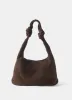Brown Suede Knot Detail Bag sold by Mint Velvet