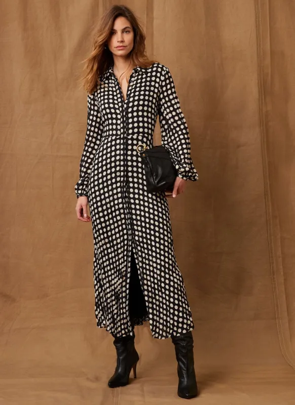 Mabel Print Maxi Shirt Dress sold by Mint Velvet