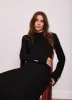Black Ribbed Jersey Maxi Dress sold by Mint Velvet
