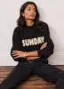 Black Sunday Sweatshirt sold by Mint Velvet