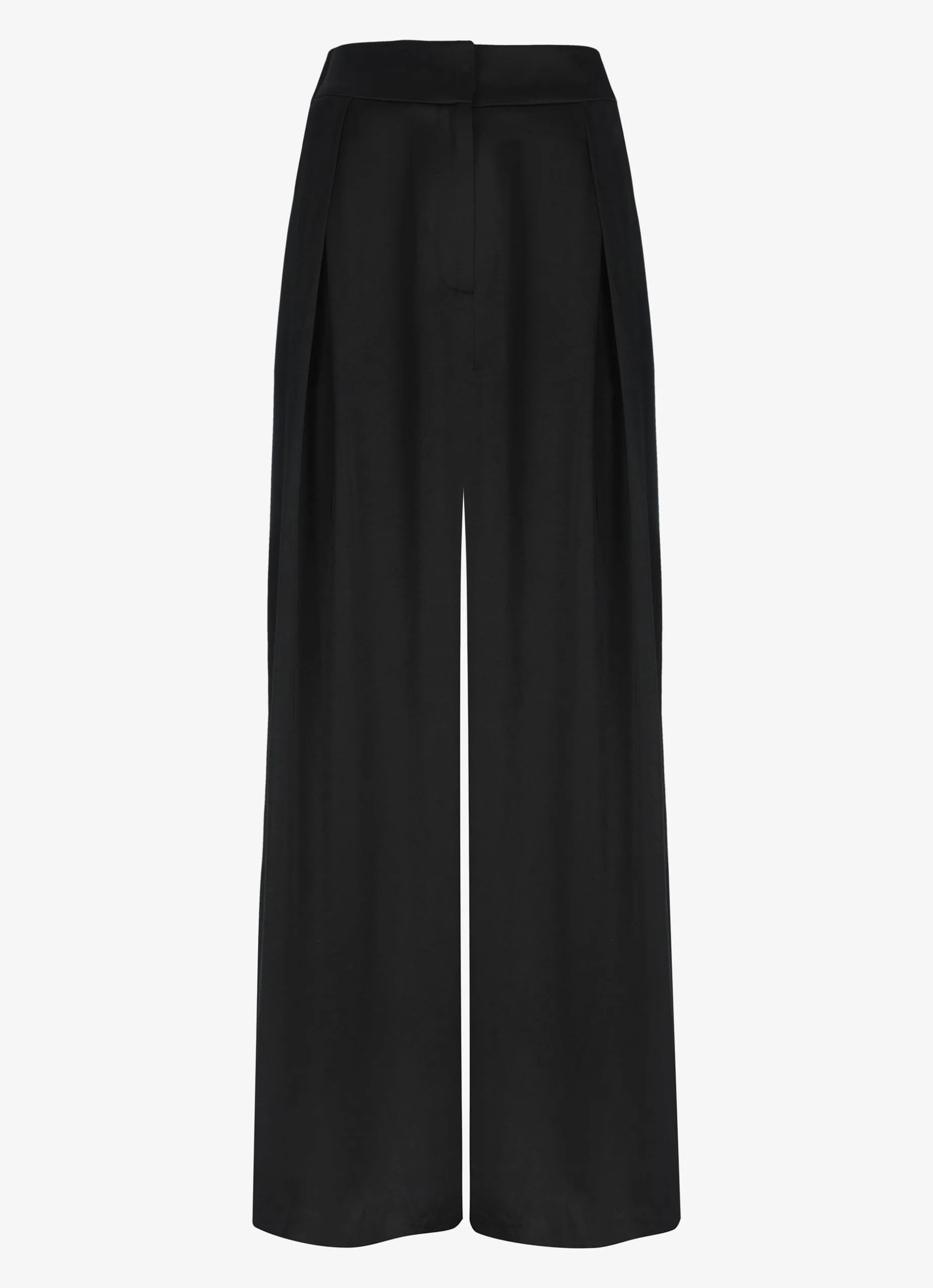 Black Satin Wide Leg Trousers sold by Mint Velvet product image thumbnail 4