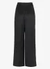 Black Satin Wide Leg Trousers sold by Mint Velvet