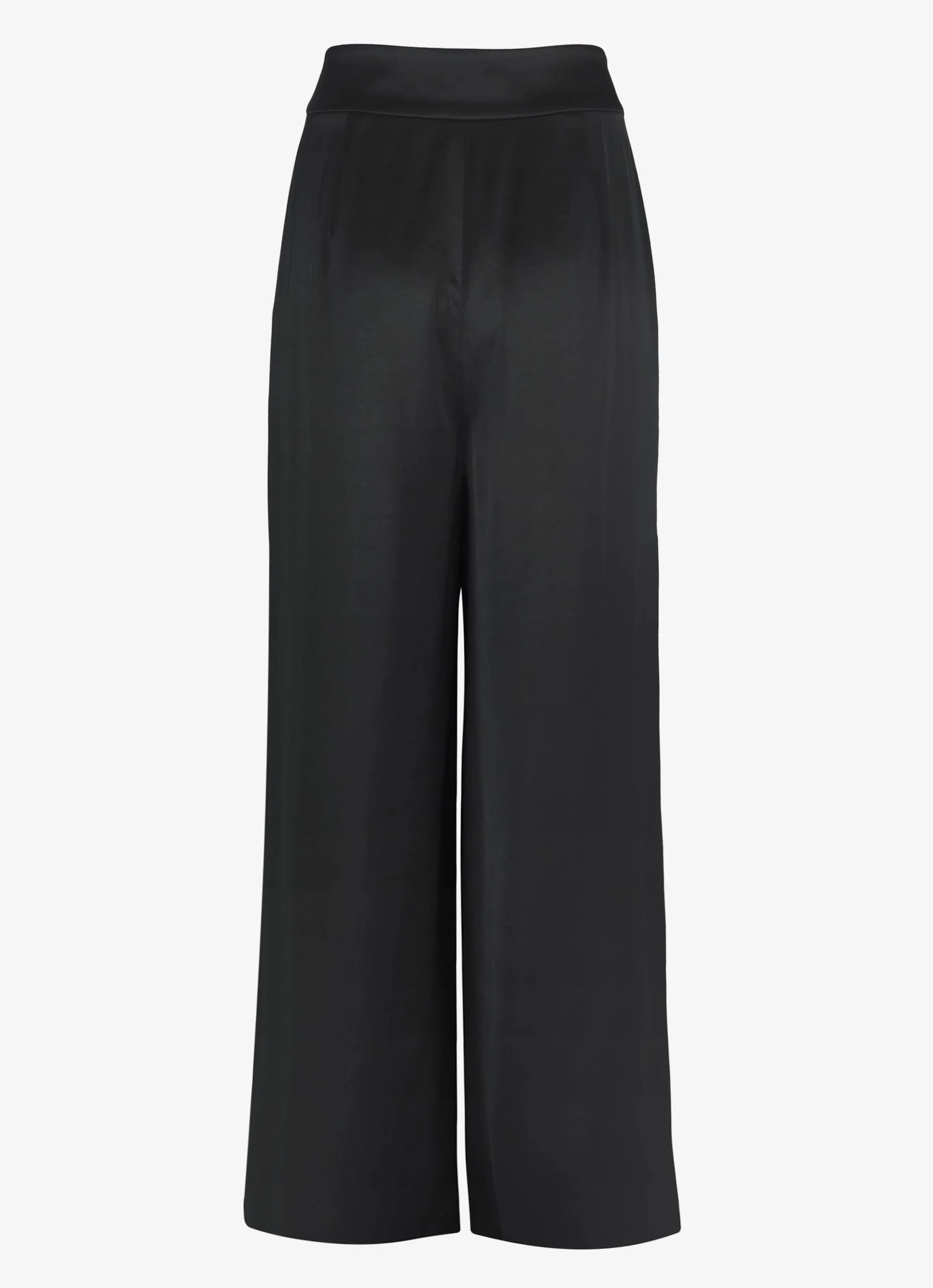 Black Satin Wide Leg Trousers sold by Mint Velvet product image thumbnail 5