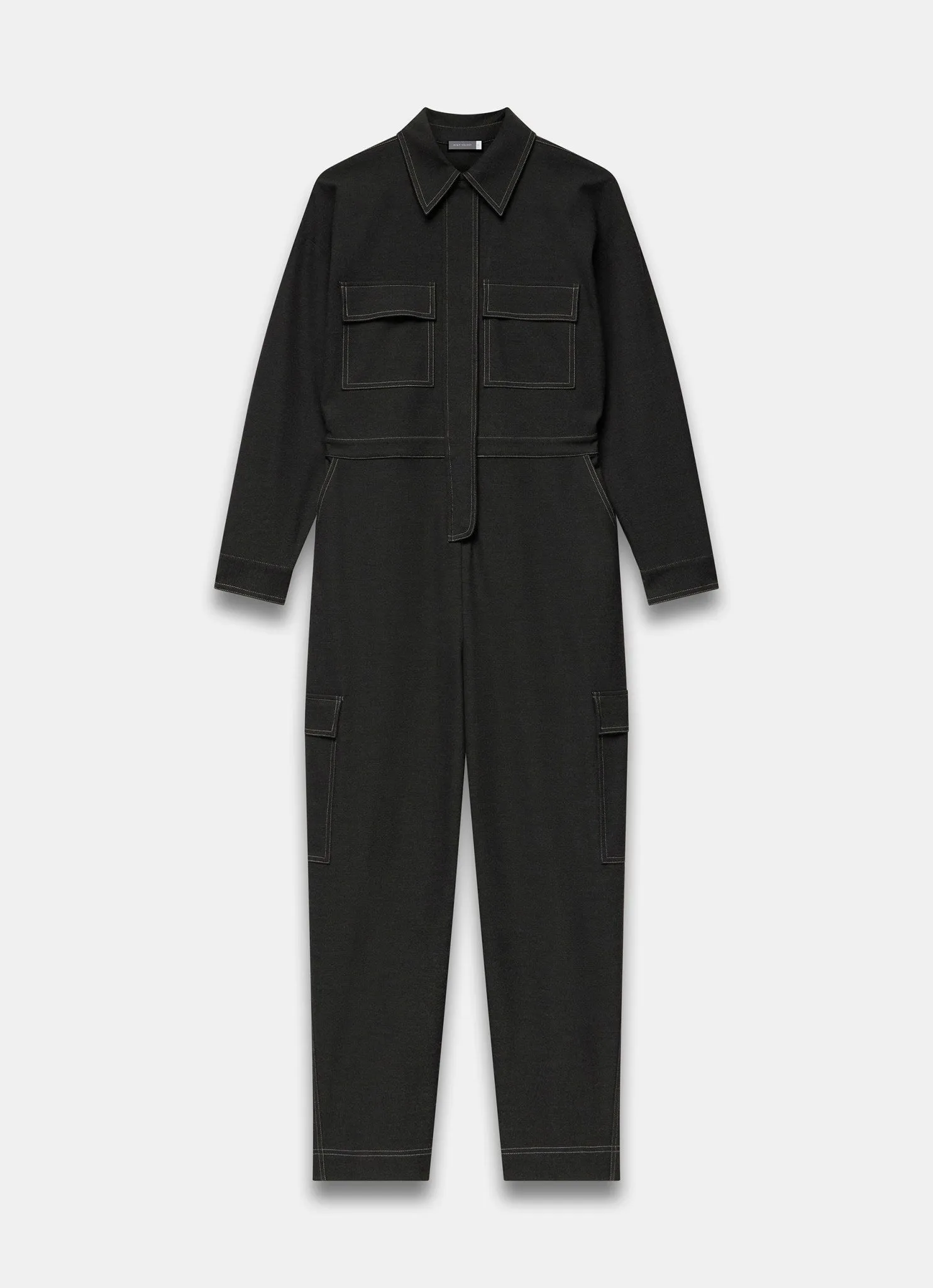 Grey Utility Jumpsuit sold by Mint Velvet product image thumbnail 4
