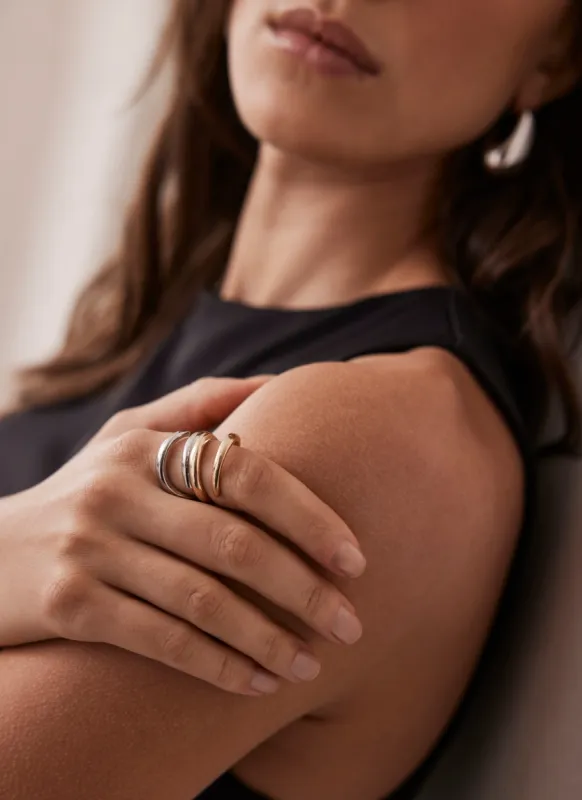 Mixed Tube Ring | Parallel