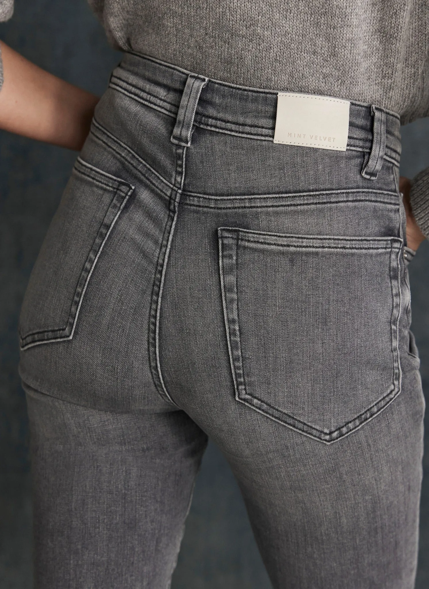 Grey Wash Sculpting Skinny Jeans sold by Mint Velvet product image thumbnail 4