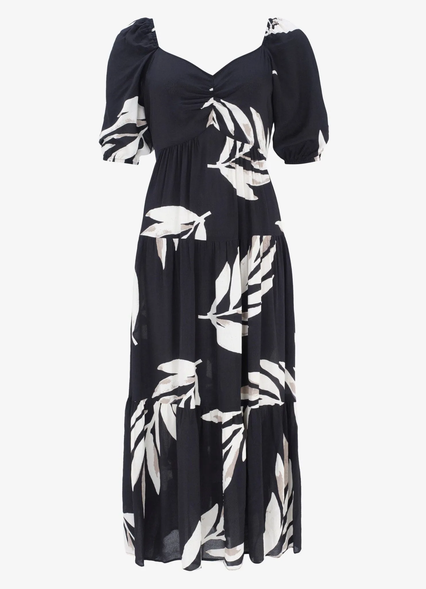 Poppy Print Black Maxi Dress sold by Mint Velvet product image thumbnail 4