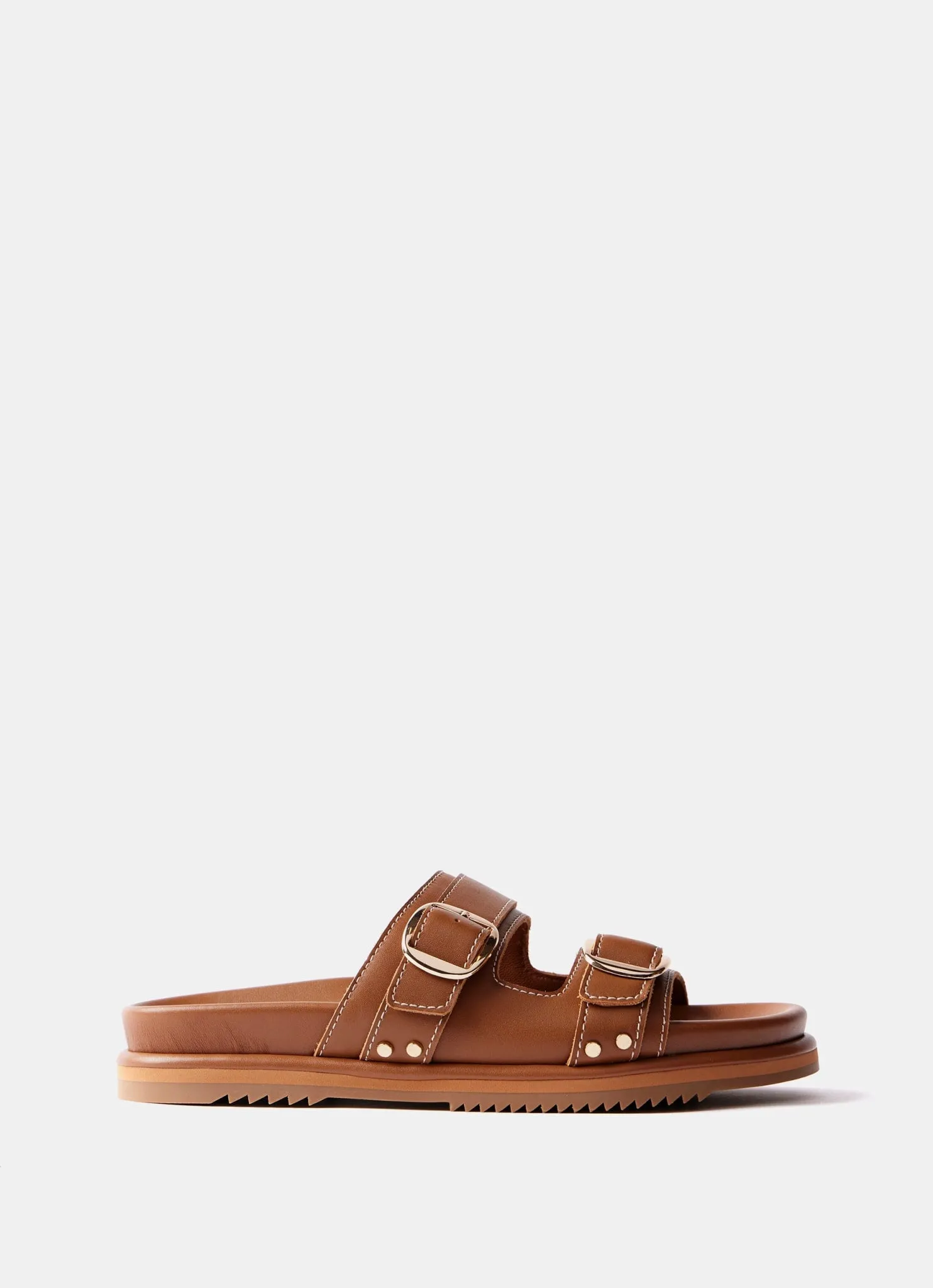 Tan Leather Sandals sold by Mint Velvet