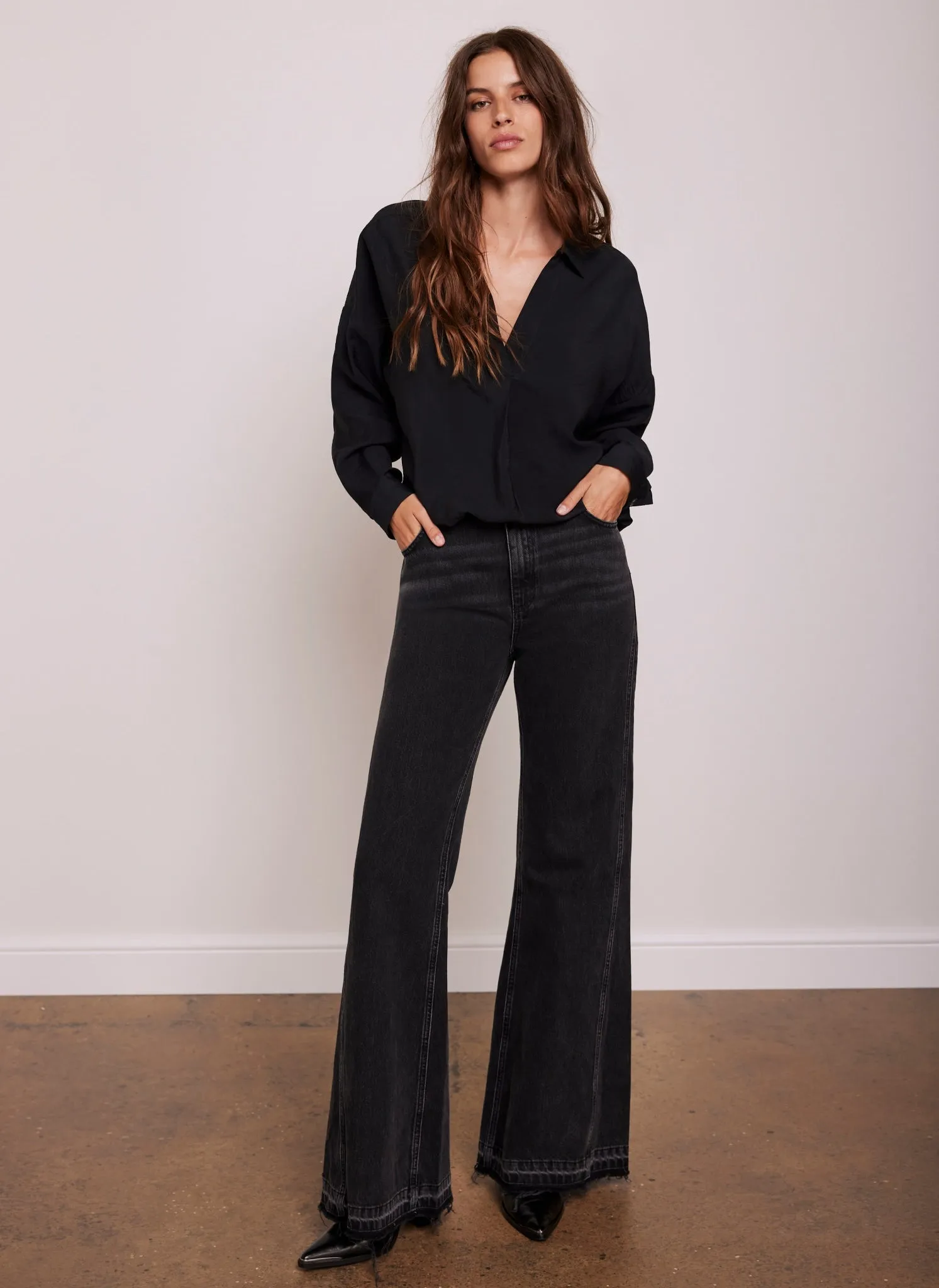 Black Throw On Shirt sold by Mint Velvet product image thumbnail 3