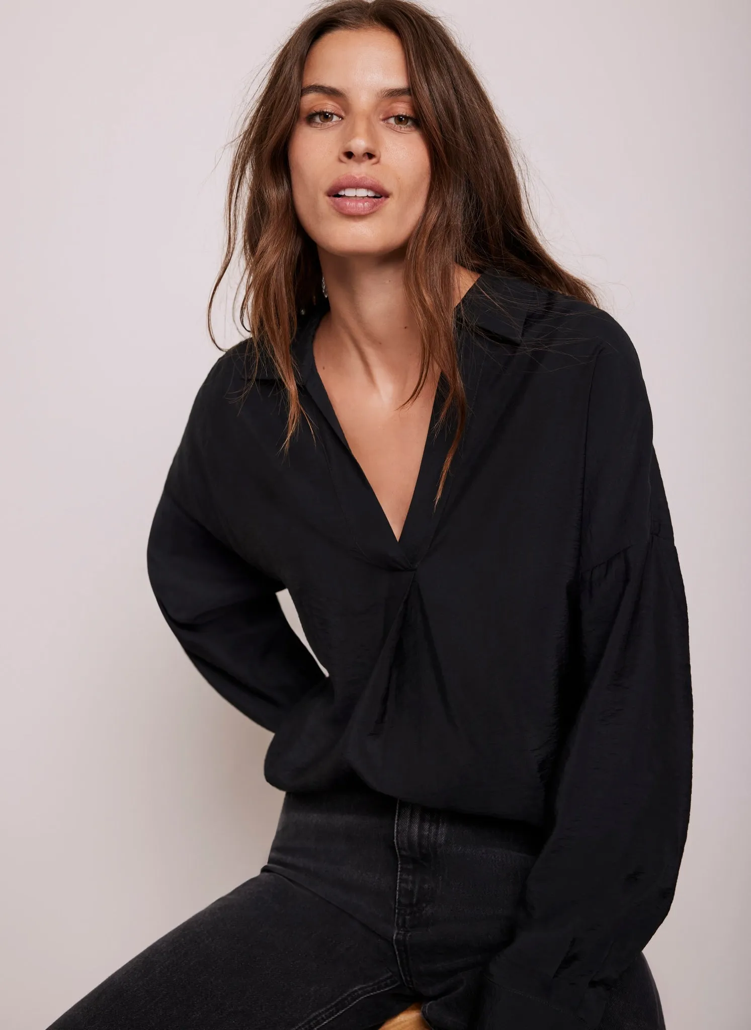 Black Throw On Shirt sold by Mint Velvet product image thumbnail 2