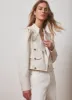 Cream Puff Sleeve Military Jacket sold by Mint Velvet