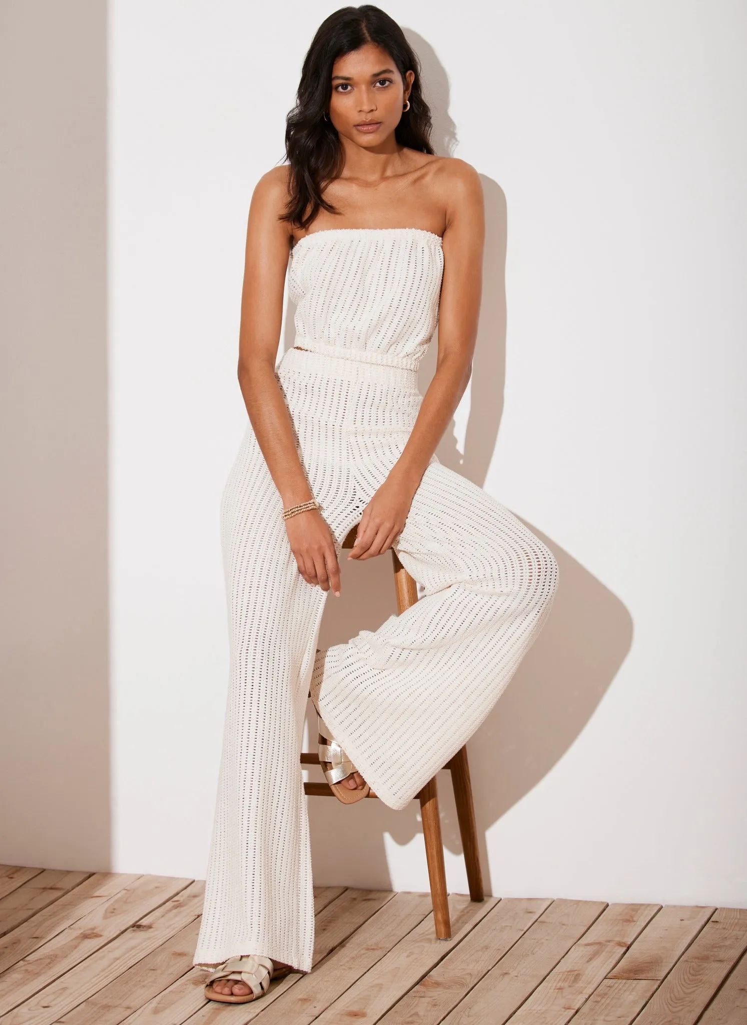 Neutral Stitch Detail Cotton Set sold by Mint Velvet product image thumbnail 5