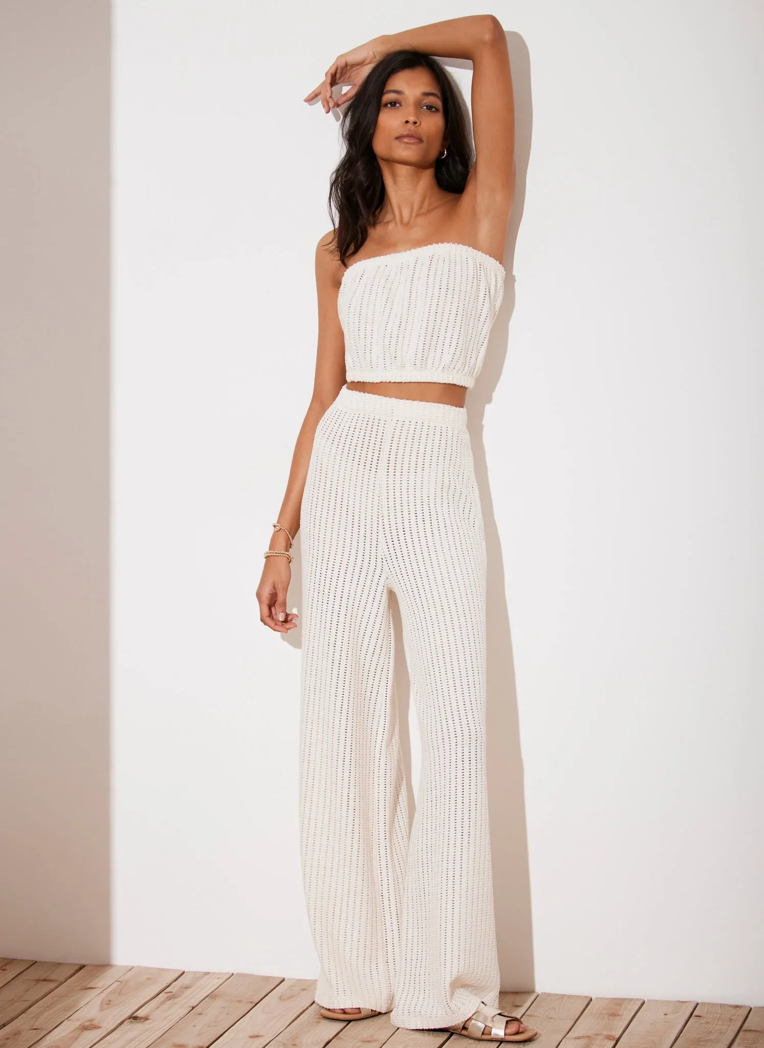 Neutral Stitch Detail Cotton Set sold by Mint Velvet product image thumbnail 3