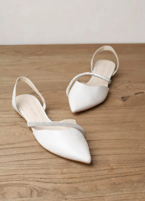 Laurel Cream Slingback Shoes sold by Mint Velvet