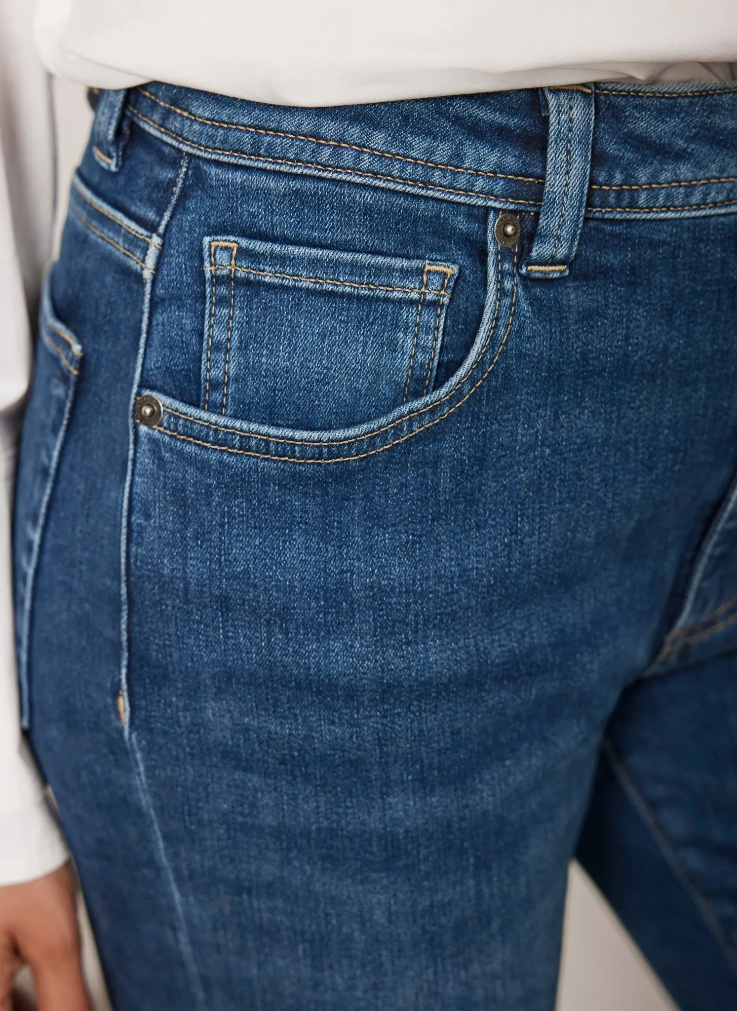 Mid Indigo Sculpting Skinny Jeans sold by Mint Velvet product image thumbnail 4