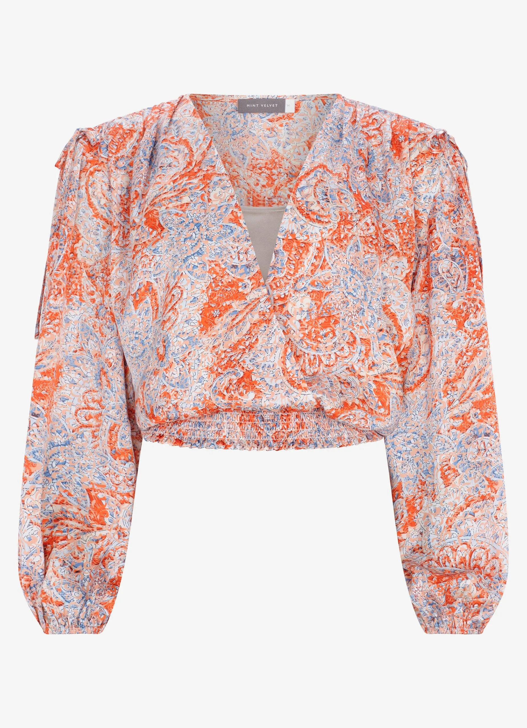 Ruby Print Crop Top sold by Mint Velvet product image thumbnail 5