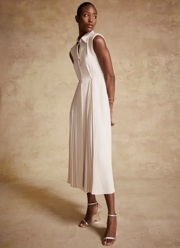 Cream Midi Shirt Dress sold by Mint Velvet