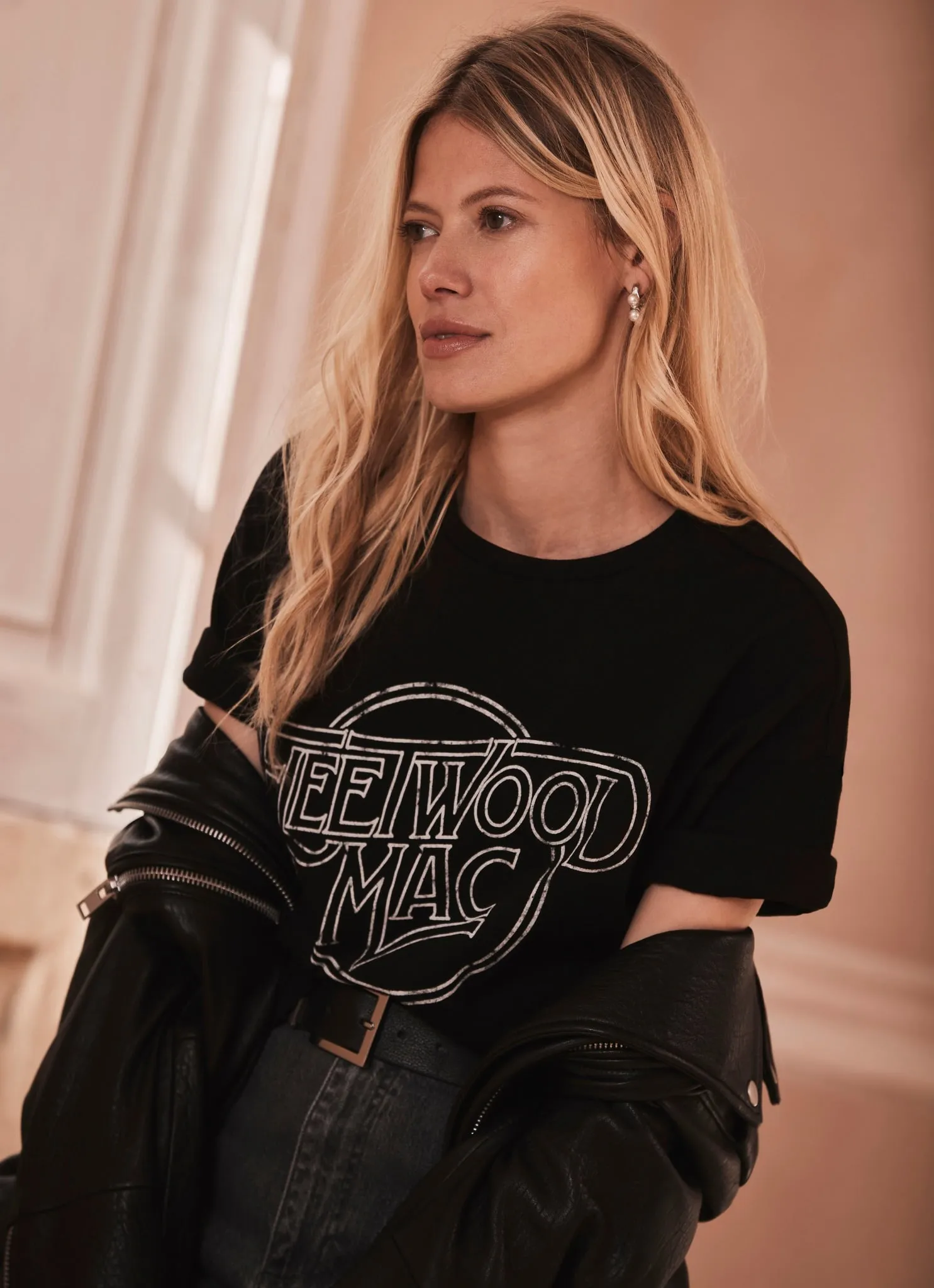 Black Fleetwood Mac T-Shirt sold by Mint Velvet product image thumbnail 2