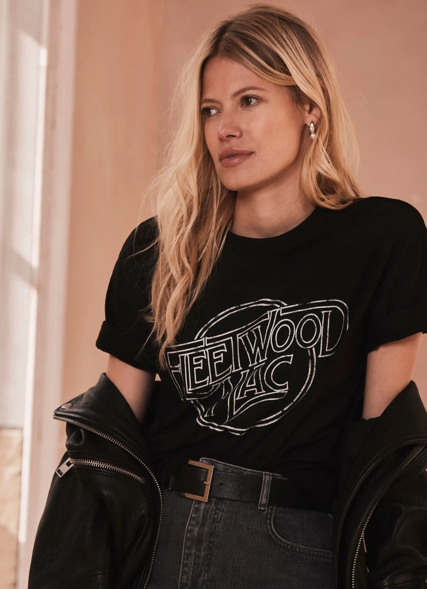 Black Fleetwood Mac T-Shirt sold by Mint Velvet product image thumbnail 4