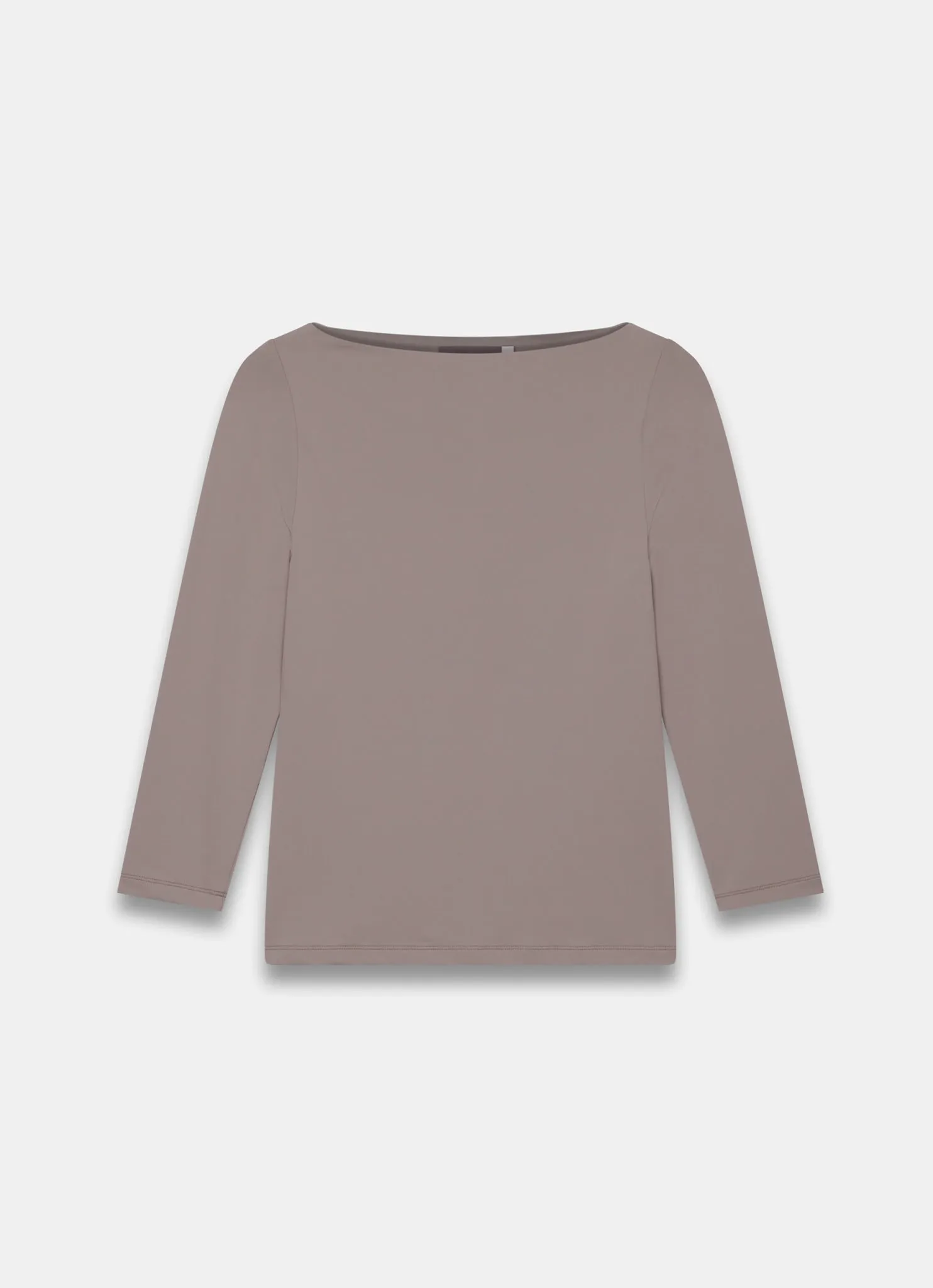 Taupe Layering Wide Neck Top sold by Mint Velvet product image thumbnail 5