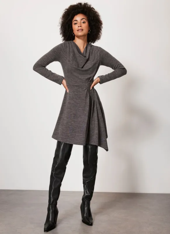 Grey Jersey Mini Dress sold by Mint Velvet