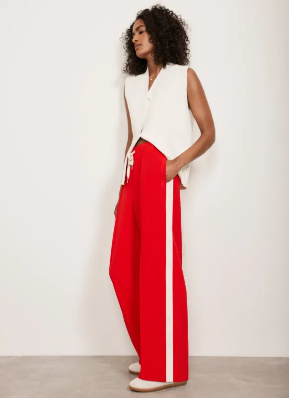 Red Side Stripe Trousers sold by Mint Velvet