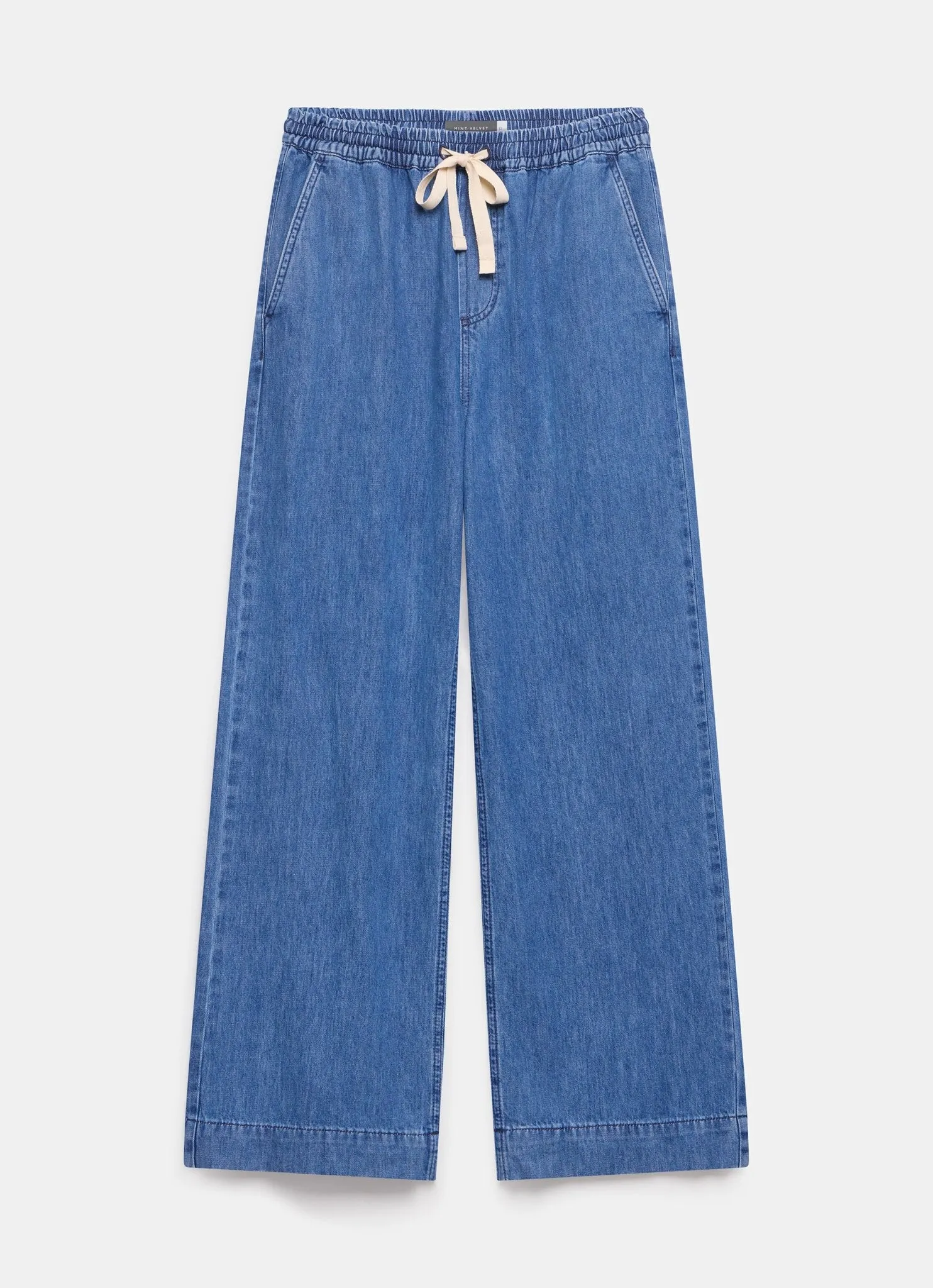 Mid Indigo Tie Wide Jeans sold by Mint Velvet product image thumbnail 5