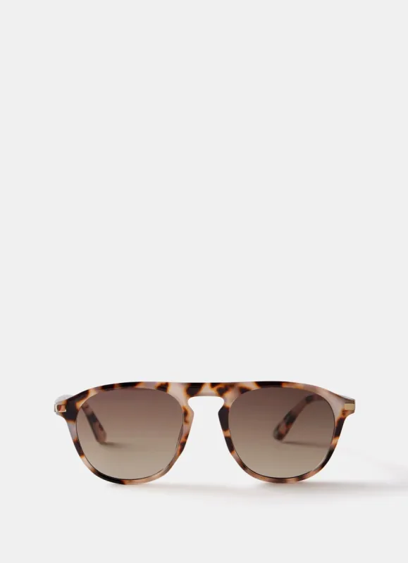 Cream Tortoiseshell Sunglasses sold by Mint Velvet
