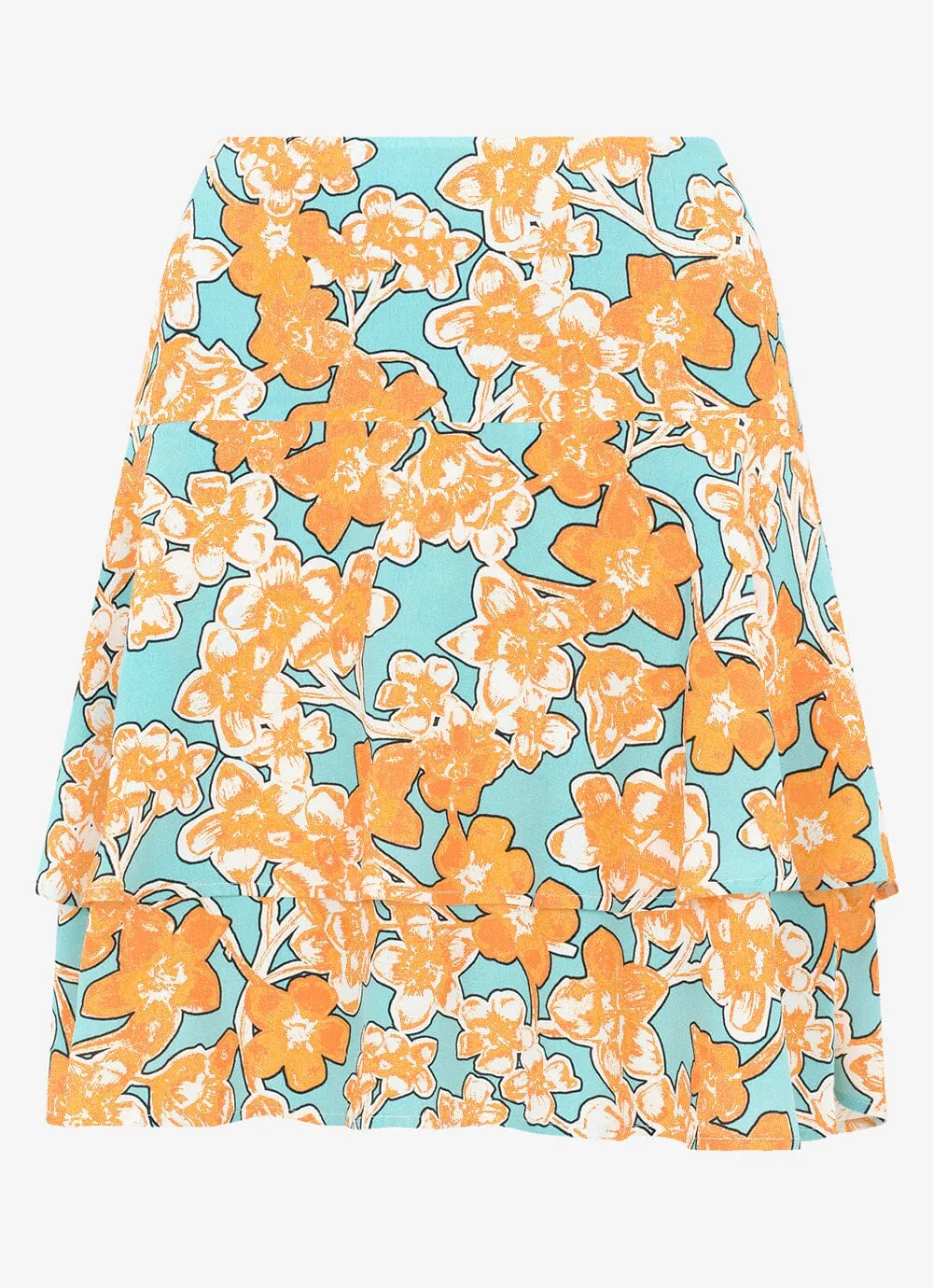 Jade Print Mini Skirt sold by Mint Velvet product image thumbnail 5