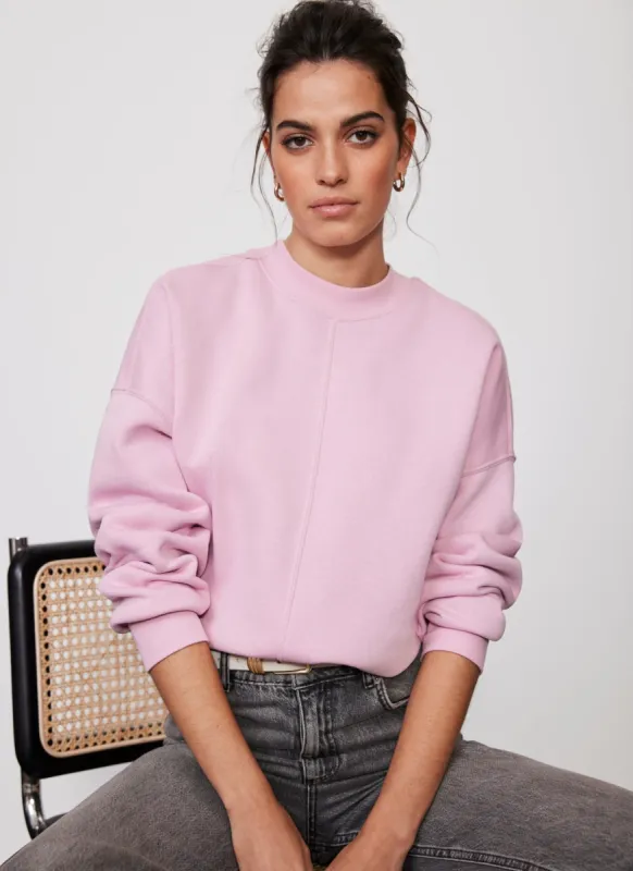 Pink Cotton Sweatshirt sold by Mint Velvet