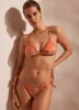 Orange Print Bikini Top sold by Mint Velvet