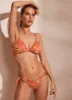Orange Print Bikini Top sold by Mint Velvet