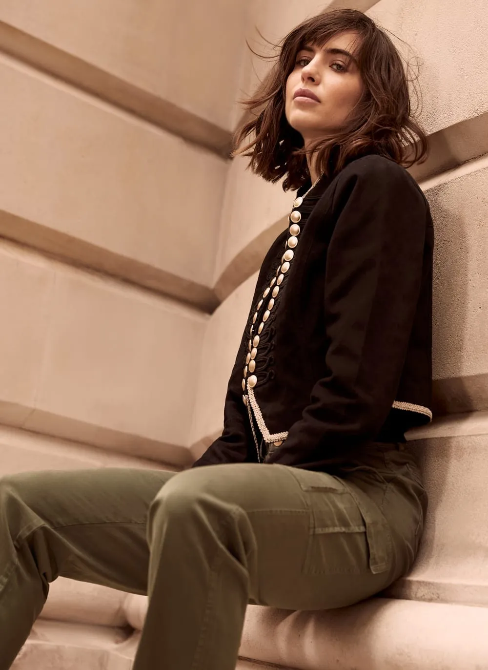 Black Military Jacket sold by Mint Velvet product image thumbnail 5