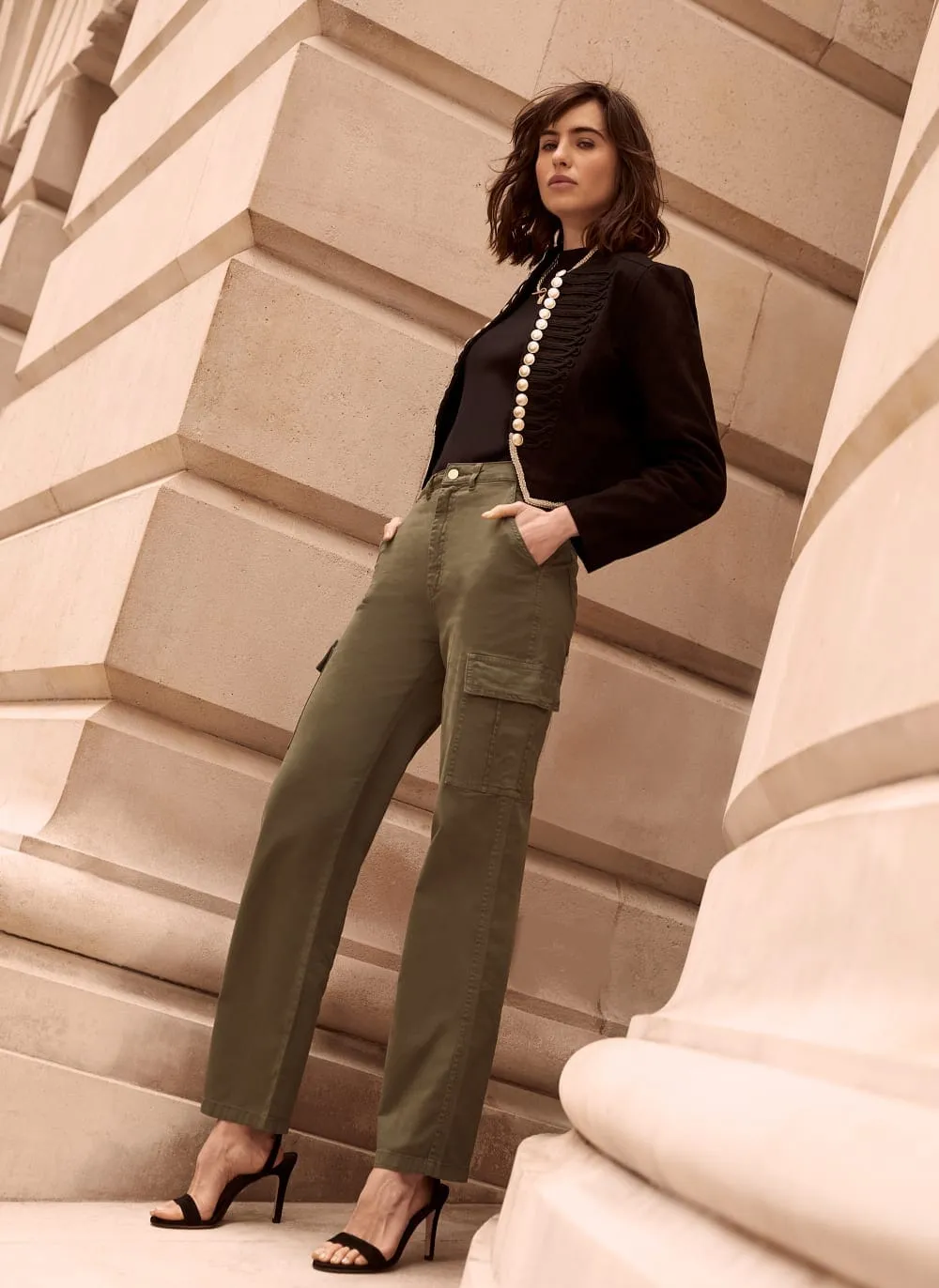 Black Military Jacket sold by Mint Velvet product image thumbnail 4