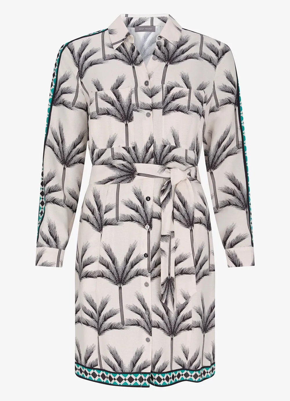 Cassidy Print Mini Shirt Dress sold by Mint Velvet product image thumbnail 5