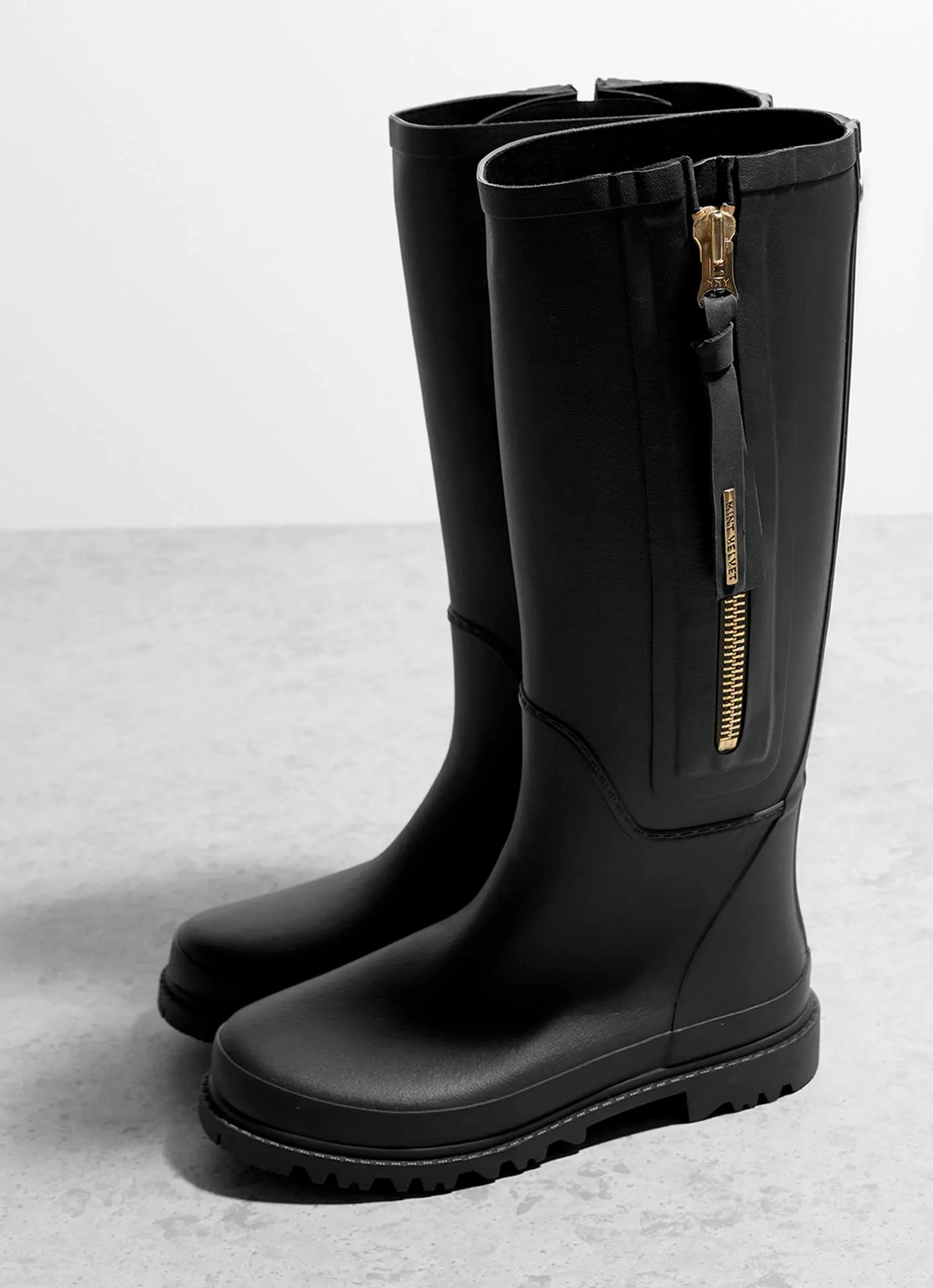 April Black Zip Wellies sold by Mint Velvet product image thumbnail 2