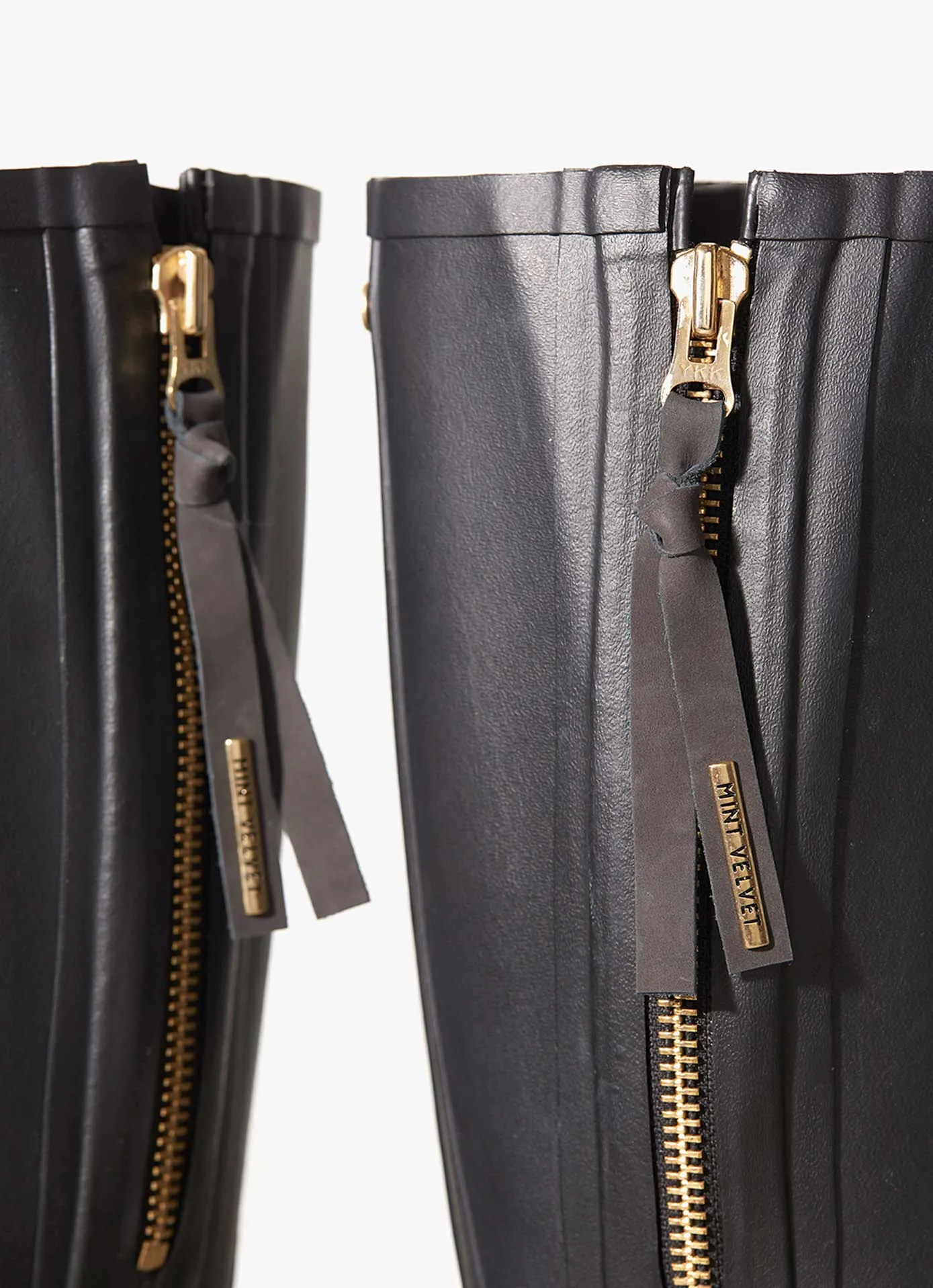 April Black Zip Wellies sold by Mint Velvet product image thumbnail 3