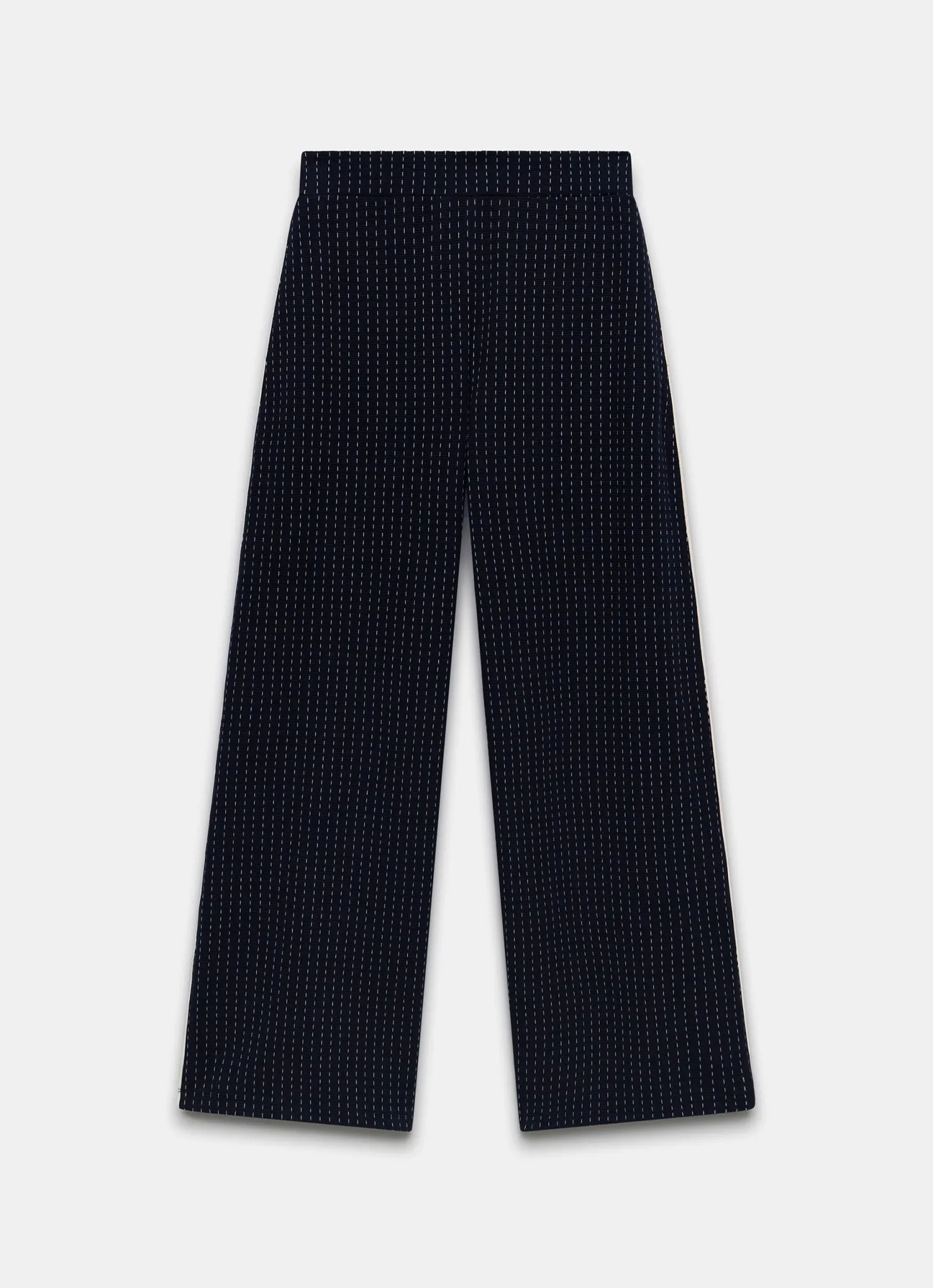 Navy Pinstripe Wide Trousers sold by Mint Velvet product image thumbnail 5