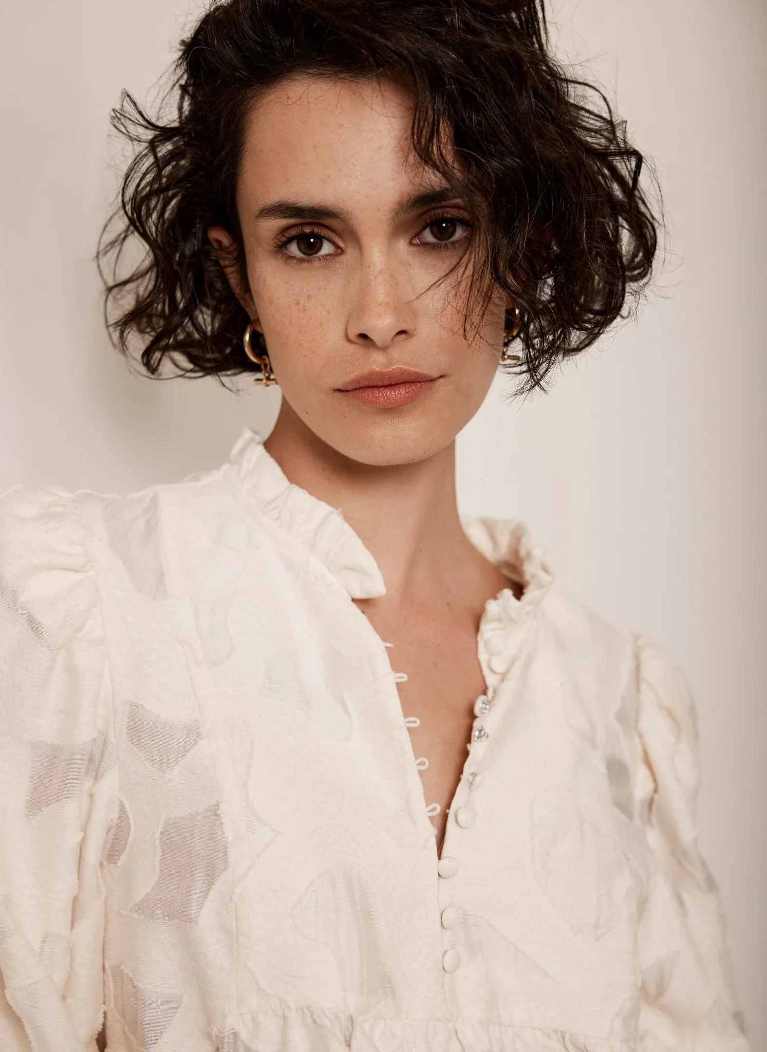 Cream Jacquard Blouse sold by Mint Velvet product image thumbnail 5