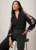 Black Floral Print Blouse sold by Mint Velvet