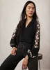 Black Floral Print Blouse sold by Mint Velvet