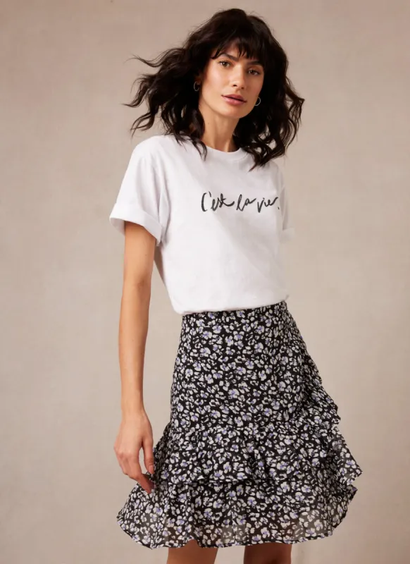 Marie Animal Print Mini Skirt sold by Mint Velvet