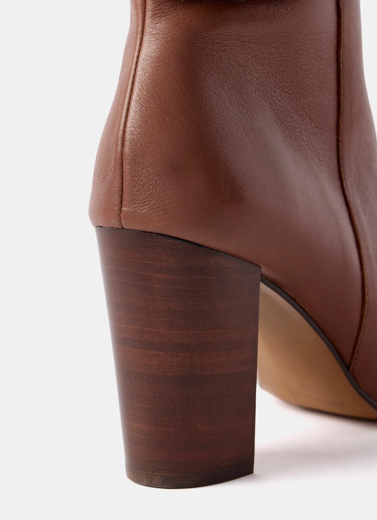 Tan Leather Buckled Ankle Boots sold by Mint Velvet product image thumbnail 4