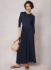 Navy Jersey Midi Dress sold by Mint Velvet