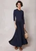 Navy Jersey Midi Dress sold by Mint Velvet