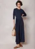 Navy Jersey Midi Dress sold by Mint Velvet
