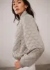 Green Quilted Jersey Bomber Jacket sold by Mint Velvet