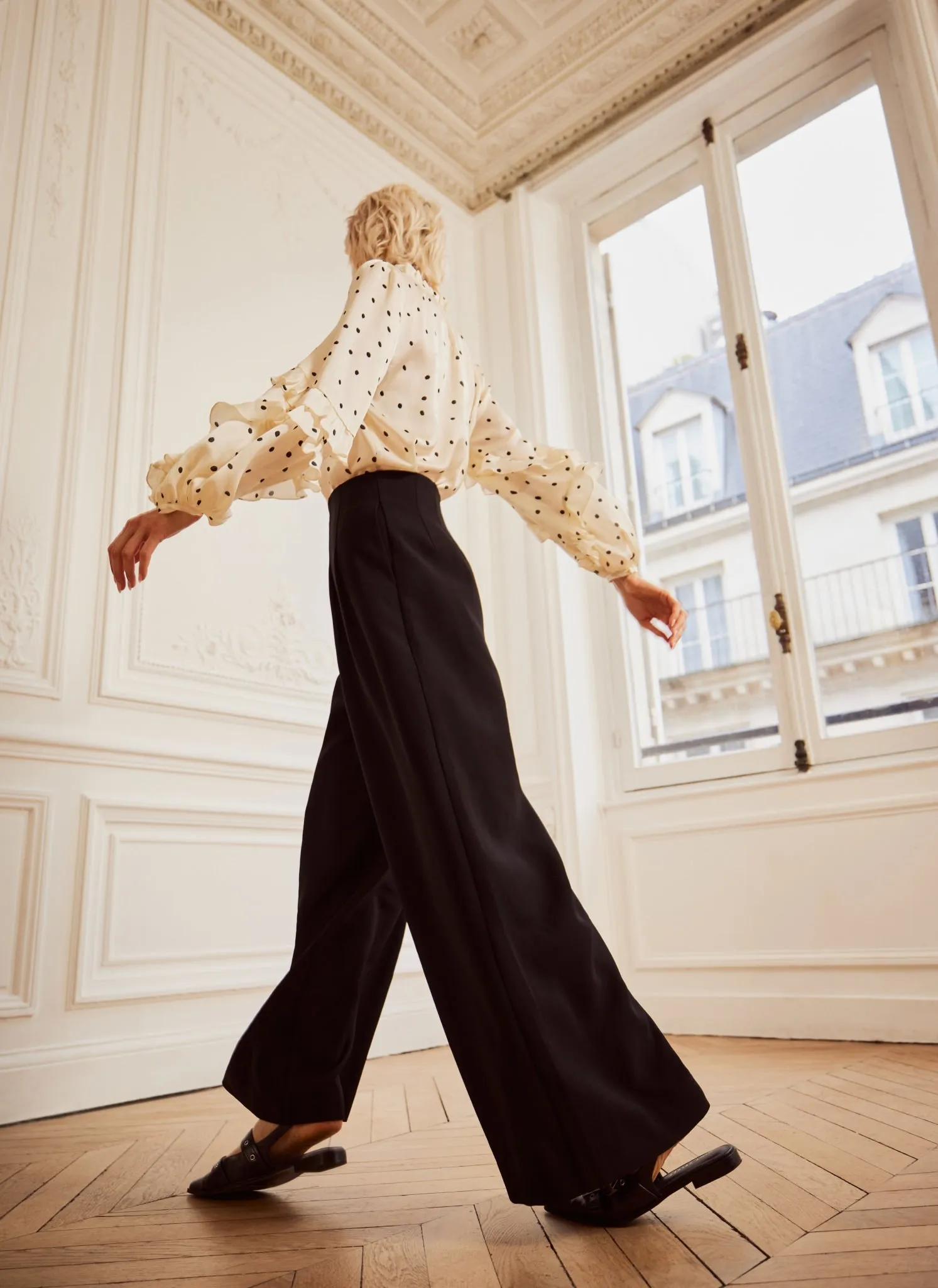 Black Wide Leg Trousers sold by Mint Velvet product image thumbnail 2